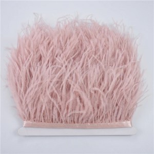 Leather Pink Pheasant Feathers Trim Boa Turkey Goose Ostrich Feather Fringe Goose Marabou Crafts Dress Clothing Plumes